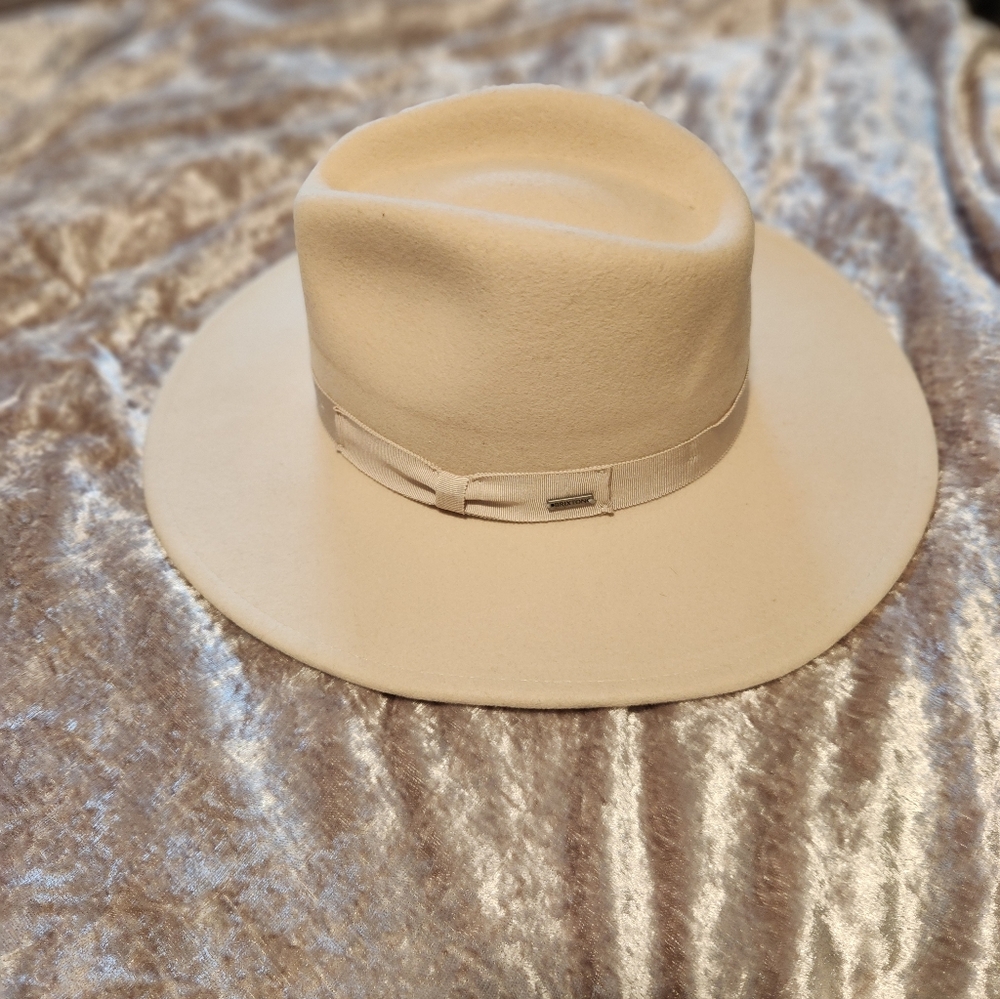 Brixton Beige Fedora Hat